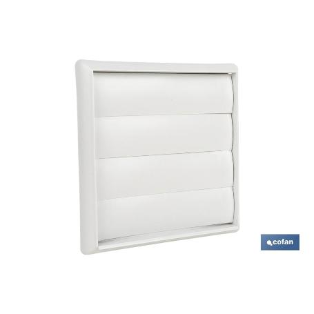 REJILLA DE VENTILACIÓN ABS BLANCO LAMAS MÓVILES Ø15 CM VENTA UNITARIA