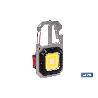 LLAVERO LINTERNA MULTIFUNCIONAL COB 400 LM CON 7 FUNCIONES