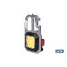LLAVERO LINTERNA MULTIFUNCIONAL COB 400 LM CON 7 FUNCIONES