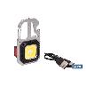 LLAVERO LINTERNA MULTIFUNCIONAL COB 400 LM CON 7 FUNCIONES