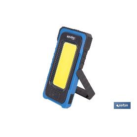 LÁMPARA DE INSPECCIÓN 500 LM COB LED Y PANEL SOLAR