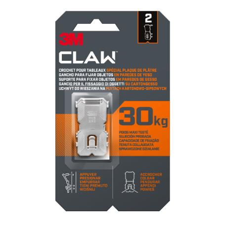 3M CLAW GANCHO PAREDES PLADUR-YESO 30 KG 3PH30-2WMR 7100269141