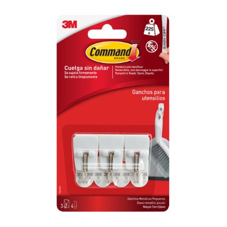 3M GANCHO COMMAND BLANCO PUNTA ALAMBRE 3 UND.17067 7100352619