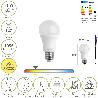 BOMBILLA LED ESTANDAR ROSCA E27. 11 WATT. EQUIVALE A 90 WATT. 1055 LUMENES. LUZ CALIDA (3000º K.) DIMERABLE