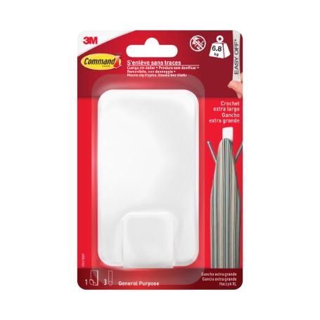 3M PERCHA COMMAND GRANDE XXL BLANCA  6,8 KG 17011 77100352259
