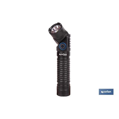 LINTERNA HIGH POWER LED 1200 LM PLEGABLE CON 5 FUNCIONES Ø25 X 132 MM