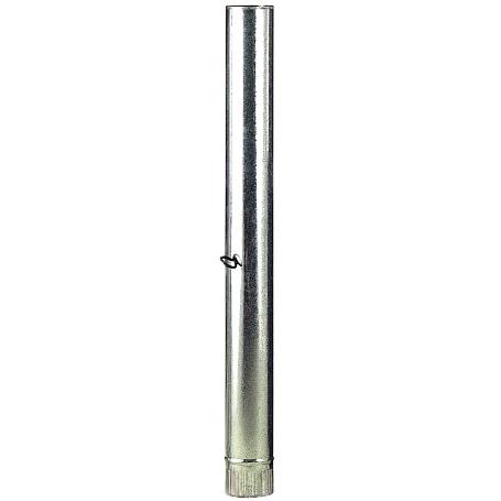 WOLFPACK TUBO ESTUFA ACERO GALVANIZADO Ø 100 MM, IDEAL ESTUFAS DE LEÑA, CHIMENEA, ALTA RESISTENCIA, CONDUCTO HUMOS.