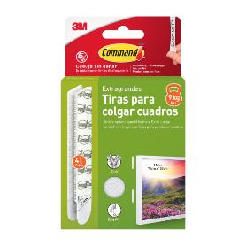 3M TIRAS COMMAND COLGAR CUADROS BLANCAS 9 KG 17217 7100337126