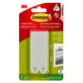 3M TIRAS COMMAND COLGAR CUADROS BLANCAS 7,2 KG 17206 7100336504