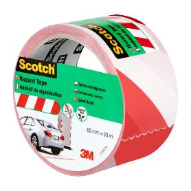 3M CINTA SEÑALIZACION ADHESIVA BLANCA-ROJA 50X33M 7100181226