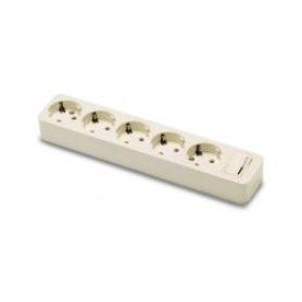 BASE MULTIPLE 5 TOMAS S/CABLE C/INT. (REF.2525)