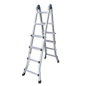 ESCALERA MULTIF.TELESCOPICA ALUM.4+4