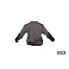 SUDADERA RANGER CUELLO CREMALLERA 280GMS GRIS-NEGRO T-S