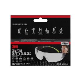 3M GAFA SEGURIDAD LENTE TRANSPARENTE SF400C-1 7100331525