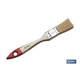 PALETINA TRIPLE 25 MM CON MANGO DE MADERA Nº 12