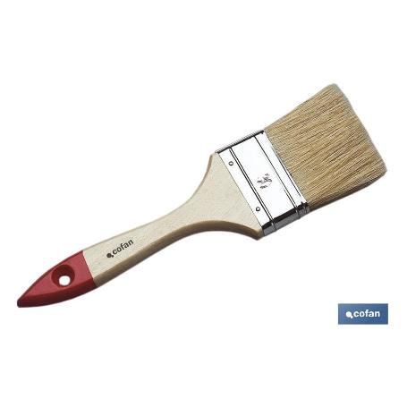 PALETINA TRIPLE 60 MM CON MANGO DE MADERA Nº 30