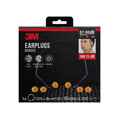 3M TAPON OIDOS CON BANDA+ALMOHADILLA REPUESTO 1310-1 7100334838