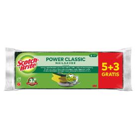 SCOTCH-BRITE® ESTROPAJO SALVAUÑAS CLASICO 5+3 GRATIS  7100317686