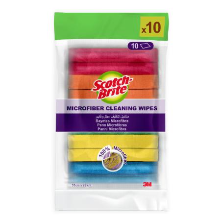 SCOTCH-BRITE® BAYETAS MICROFIBRA 10 UND COLORES 31X29 7100296384