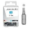 WITTE-429482-5 PUNTAS TORX DE SEGURIDAD EN CAJITA DE PLÁSTICO LARGO 25 MM (TS 20)