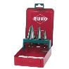 RUKO-101020E-JUEGO 3 BROCAS CÓNICAS HSS-E CO 5 + PASTA DE CORTE 30 G