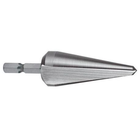 RUKO-101049H-BROCA CÓNICA PARA CHAPA HSS CON MANGO HEXAGONAL 1/4  DIAMETRO  5,0-20,0 MM