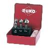RUKO-102150T-JUEGO DE 4 AVELLANADORES CÓNICOS DIN 335 FORMA C HSS-TIN 90°
