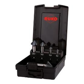 RUKO-102891PRO-JUEGO DE 5 AVELLANADORES CÓNICOS ULTIMATECUT 4S HSS RUNATEC