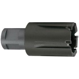 RUKO-1081528C-BROCA HUECA DIENTES DE METAL DURO TECRONA Y VÁSTAGO WELDON (3/4 ) PARA RAÍLES, PROFUNDIDAD DE CORTE 3