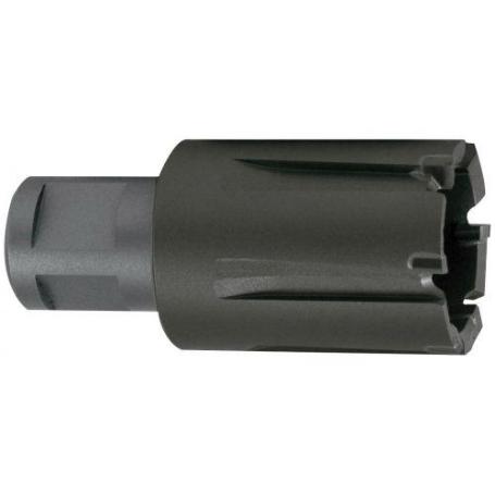 RUKO-1081533C-BROCA HUECA DIENTES DE METAL DURO TECRONA Y VÁSTAGO WELDON (3/4 ) PARA RAÍLES, PROFUNDIDAD DE CORTE 3