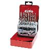 RUKO-215215RO-JUEGO DE 25 BROCAS DIN 338 TIPO VA HSSE-CO 5 EN ESTUCHE DE PLÁSTICO