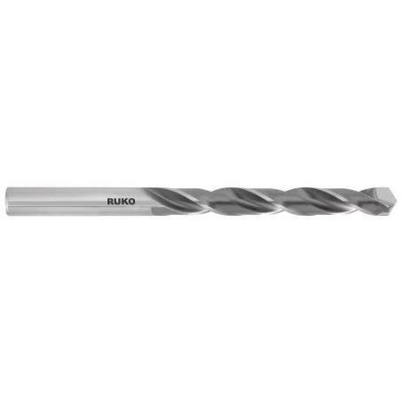RUKO-815020-BROCA HELICOIDAL DIN 338 TIPO N CON PLAQUITA DE CORTE DE METAL DURO SOLDADA (DIAMETRO  2.00 MM)