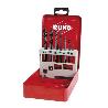 RUKO-245064-JUEGO DE 7 MACHOS MÁQUINA M DIN 371 / 376 HSS-CO VAP RECTIFICADOS PARA ACERO INOXIDABLE TIPO C