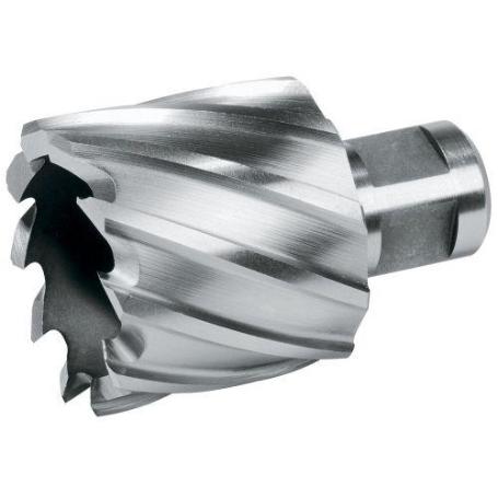 TERRAX-108222TX-BROCA HUECA HSS VÁSTAGO WELDON PROFUNDIDAD DE CORTE 30 MM (DIAMETRO  22 MM)