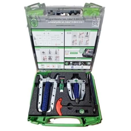 KUKKO-K-204-V-210-1-JUEGO EXTRACTORES CON ABRAZADERA LATERAL