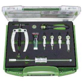 KUKKO-K-22-A-JUEGO PARA EXTRAER RODAMIENTOS INTERIORES CON PUENTE Y MARTILLO DESLIZANTE (6-30 MM)