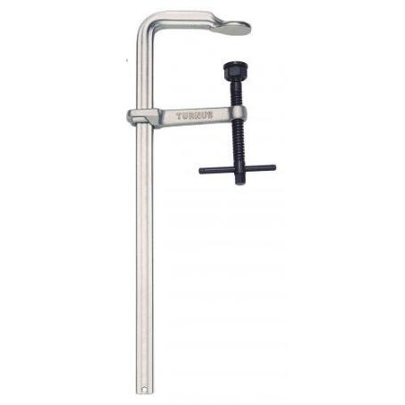 TURNUS-475K0800-140-TORNILLO DE APRIETE PARA CERRAJERÍA PARA TRABAJOS PESADOS MANGO EN T 800X140 MM RIEL 30X15 MM