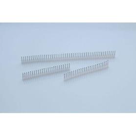 JOKARI-J60150-10 TIRAS DE 50 MANGUITOS BLANCOS DE 0,5 MM2 X 8 MM PARA QUADRO PLUS