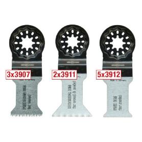 MPS-3900-SET 1-HOJAS DE SIERRA OSCILANTES 3900 PARA MADERA Y METAL (JUEGO DE 10 UDS)