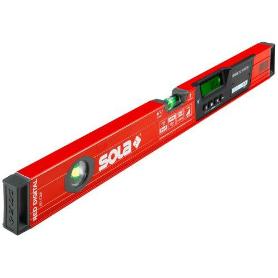 SOLA-RED60LASERDIGITAL-NIVEL LÁSER DE BURBUJA CON INCLINÓMETRO ELECTRÓNICO DIGITAL RED LASER DIGITAL