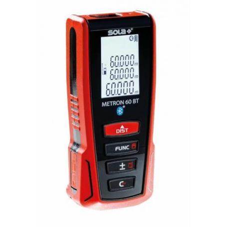SOLA-METRON60BT-MEDIDOR LÁSER METRON 60 BT (60 M Y ±1.50 MM)