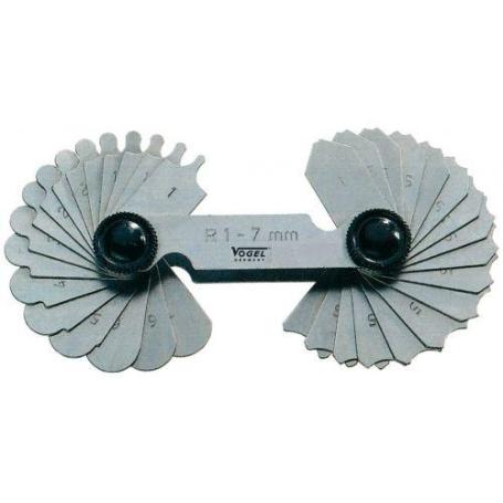 VOGEL-472106-JUEGO GALGAS PARA RADIOS TEMPLADO, 16 LÁMINAS