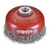 OSBORN-0002613363-CEPILLO TAZA INOX DE ALAMBRE ONDULADO CON TUERCA M14 Y FILAMENTO DIAMETRO  0.30 MM (80X30 )