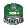 OSBORN-0002608155-CEPILLO TAZA ACERO DE ALAMBRE TRENZADO CON TUERCA M14 Y FILAMENTO DIAMETRO  0.50 MM (120X(25+25) 