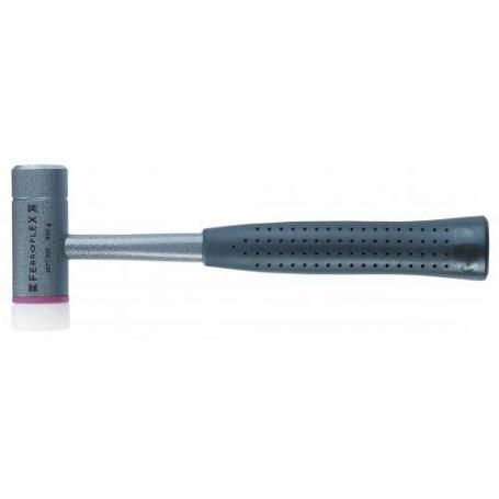 HALDER-3677.030-MARTILLO DE ACERO + MAZA DE NYLON FERROPLEX DIAMETRO  30 MM LARGO 290 MM