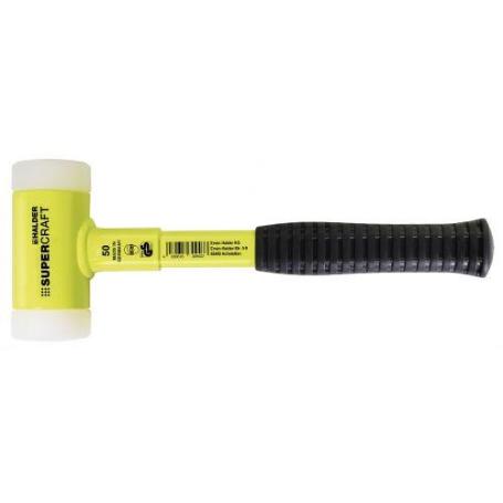 HALDER-3377.140-MAZA ANTI REBOTE METÁLICO AMARILLO SUPERCRAFT DIAMETRO  40 MM