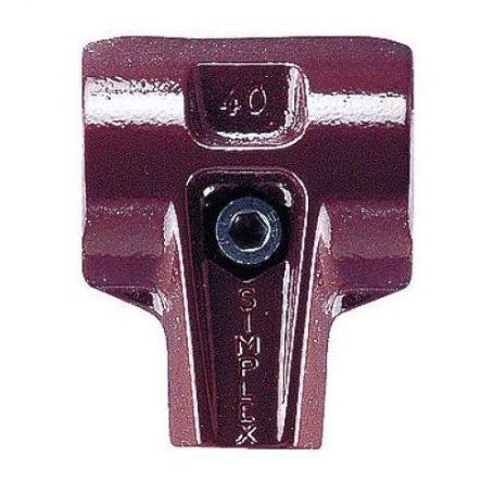 HALDER-3011.125-CUERPO DE ACERO FUNDIDO PARA MAZA SIMPLEX DIAMETRO  125/140 MM