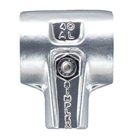 HALDER-3122.040-CUERPO DE ALUMINIO PARA MAZA SIMPLEX DIAMETRO  40 MM