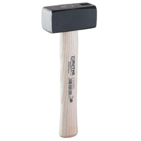 RUTHE-3010030119-MACETA DE ALBAÑIL CUADRADA DIN 6475 CON MANGO DE MADERA DE FRESNO (1000 G)