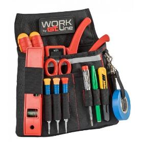 GT LINE-TOPELECTRAR-CARTUCHERA CON BANDA REFLECTANTE PARA CINTURÓN PORTAHERRAMIENTAS